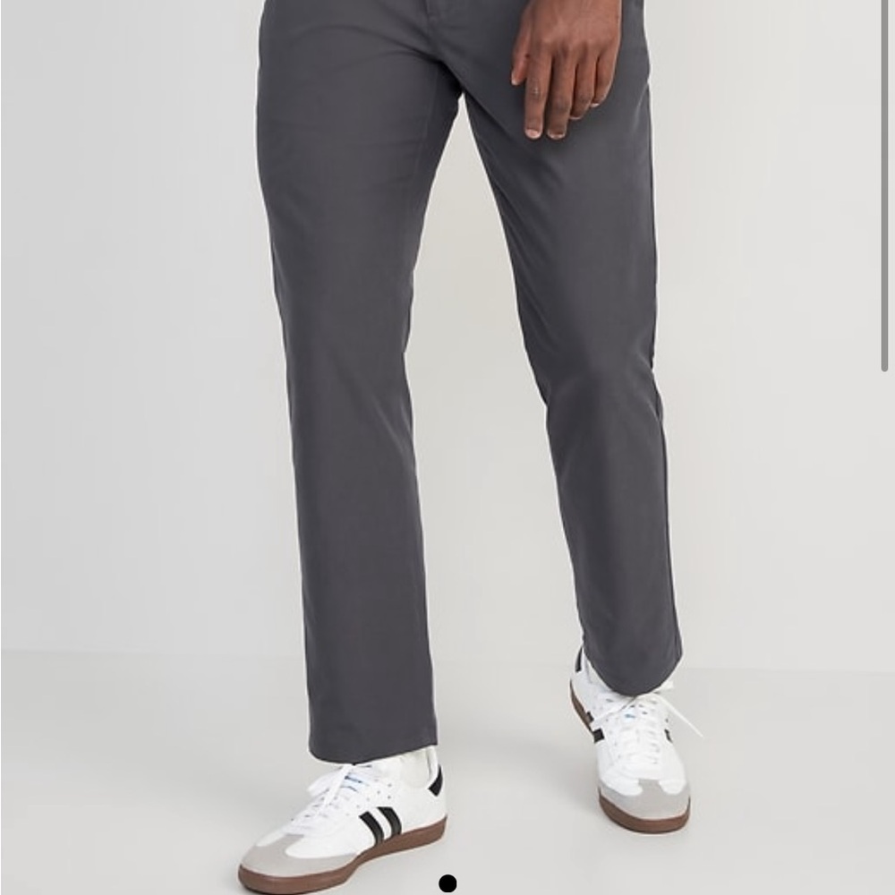 Old Navy Gray Straight Tech Ultimate Chinos